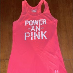 Under Armour pink  tank top